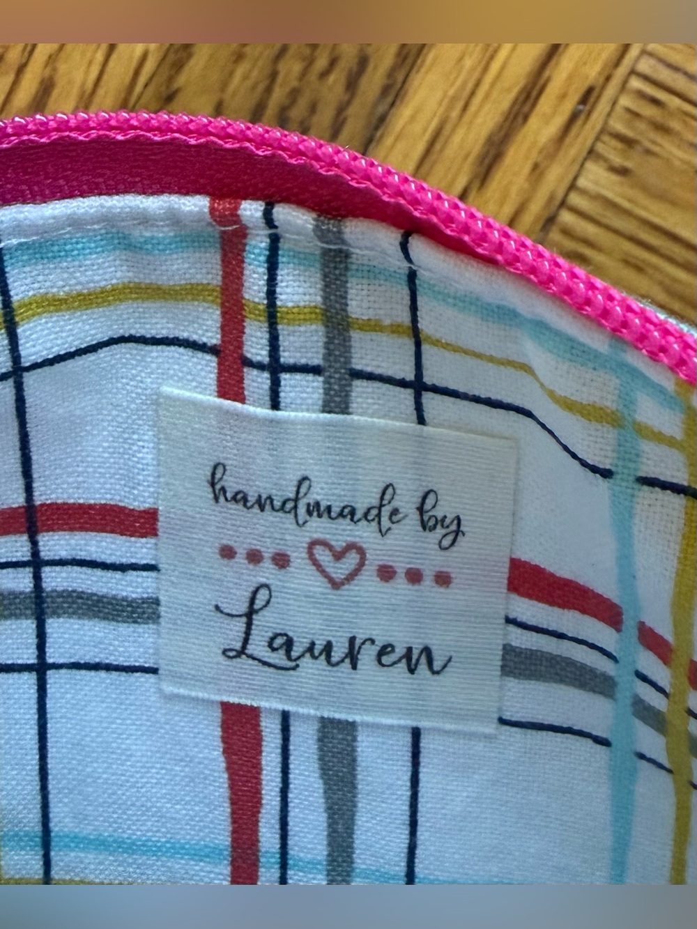 Handmade Floral Fabric Coin Purse - Picture 3 of 3